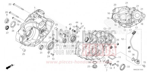 CARTER MOTEUR CRF450RN de 2022